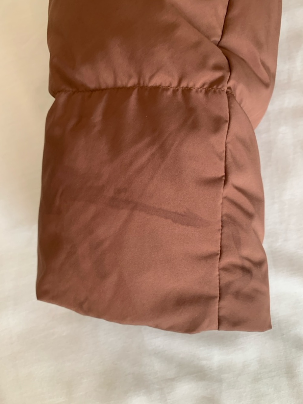 Lululemon Wunder Puff Super-Cropped Jacket - Roasted Brown - Size 6 - Picture 4 of 16